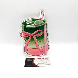 Carreaux de cils magnétiques en acrylique Matcha fraise glacée pour pince à épiler extension de cils marque privée carreaux de cils personnalisés durables - Product Image 5