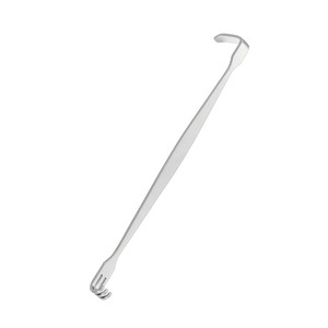 Retractor de heridas SENN MILLER BABY de 6.18 pulgadas, 3 puntas, gancho de piel de doble extremo, retractor quirúrgico - Product Image 5