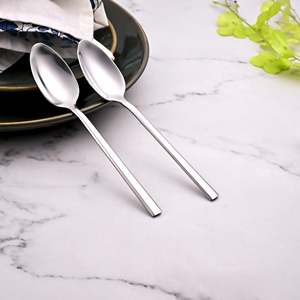 Morning Shine <b>Set</b> of 2 Long-Handled Spoons for Measuring and Serving Coffee <b>Tea</b> or Desserts 10ml Capacity - Product Image 1