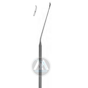 มีดตัดหูขนาดเล็ก Schuknecht ผลิตจากเหล็กกล้าไร้สนิมเยอรมัน สีเงิน/สีดำ - Product Image 3