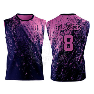 Ensembles d'uniformes sportifs 7V7 respirants de haute qualité avec logo personnalisé, légers, pour adultes, 100 % polyester, sans manches, service OEM - Product Image 3