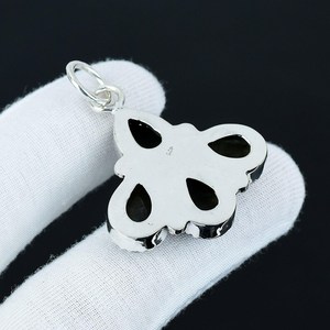 Collier pendentif en labradorite bleue feu pour femmes, fait à la main, coupe poire, argent sterling, pierre précieuse, serti élégant, style bohème - Product Image 4