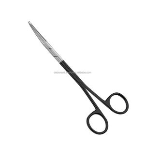 High Quality Kaye Freeman <b>Curved</b> Supercut Facelift Manual Surgical <b>Scissors</b> 14.5 cm Serrated Precision CE Certified OEM Private - Product Image 3