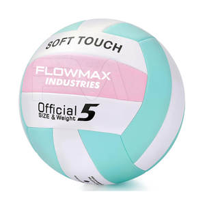 Ballon de volley-ball de style unique, couleur unie, fabrication pakistanaise - Product Image 2