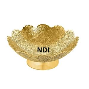 Bol de service au design martelé pour la restauration à domicile Design moderne Finition décorative en cuivre Bol profond en métal pour fruits - Product Image 3