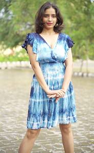 โบฮีเมียนลายดอกไม้สำหรับผู้หญิงชุดเดรสเดินชายหาดไซส์ใหญ่พิเศษเป็นมิตรต่อสิ่งแวดล้อม - Product Image 4