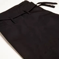 Kimono de BJJ Negro para Hombre, 100% Algodón, Ropa de Artes Marciales Resistente, Corte Regular, Talla Adulto