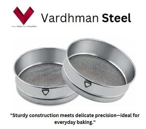 Customized Logo <b>Stainless</b> <b>Steel</b> Fine Mesh Flour Strainer, Fine Mesh Baking Strainer, Metal Sifting Sieve, Flour Mesh Sifter - Product Image 2