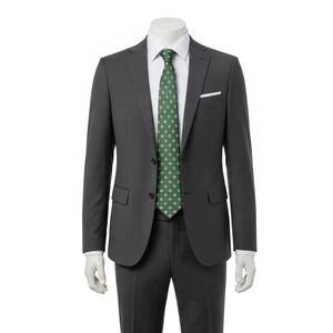 Paisley Pattern Polyester <b>Ties</b> With Needle Detection Durable Formal Wear Accessory For Business Wedding Party Office Neckwear - Product Image 5