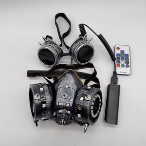 Hellion LED dành cho người lớn mặt nạ điều khiển từ xa chuyển đổi ánh sáng lên cosplay cho bữa tiệc hoặc Halloween làm bằng nhựa bền - Product Image 5