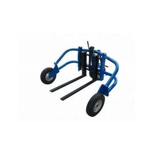 Tuttologistica.it Blue Rough Terrain <b>Pallet</b> Truck M500 Heavy Duty Manual Forklift with Convenient Features for Warehouse Use - Product Image 1