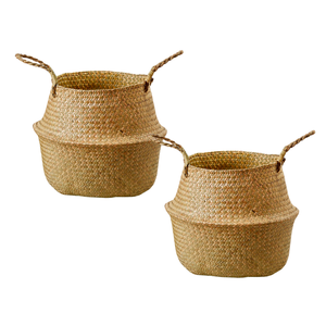 Lightweight and Durable SEAGRASS BELLY <b>BASKETS</b> Perfect Straw <b>Basket</b> for Carrying and Organizing Items Sustainable and Stylish - Product Image 1