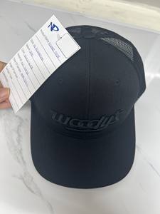 6 paneles estructurados de tela vaquera de malla en la espalda bordado en 3D logotipo personalizado hecho a mano Vietnam fabricante de alta calidad transpirable estilo callejero - Product Image 2