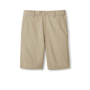 Meilleure quantité primaire collège garçons résistant aux plis <span class=keywords><strong>Chino</strong></span> kaki Shorts taille élastique uniforme à enfiler pour les enfants - Product Image 1