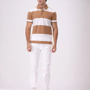 Camisas Polo de Alta Calidad con Logotipo Personalizado, Camisa Casual de Algodón y Elastano, Camisetas Polo de Trabajo, Secado Rápido, Camisetas Polo Lisas para Hombre - Product Image 4