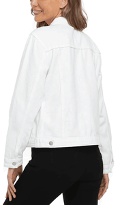 Vestes pour femmes automne et hiver nouvelles manches bouffantes dames veste en jean femmes manteau Style décontracté femmes jeans vestes - Product Image 2