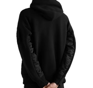 Sudaderas con capucha para hombre de corte regular de color personalizado de calidad superior mangas completas mezcla de poliéster/algodón polar ropa informal de invierno sólido - Product Image 3