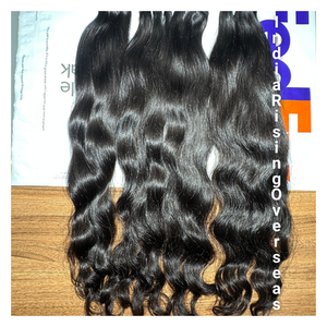 Premium Quality Indian Natural Wave Style Cuticles Aligned <b>Cheap</b> Remy Single Donor Double Weft Hair <b>Extension</b> - Product Image 1