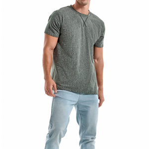 Top Quality <b>Light</b> Weight New Fashion Customize logo 100% Pure Cotton Stock Bulk Mix Clothes Used Short Sleeve T Shirts For Men - Product Image 5