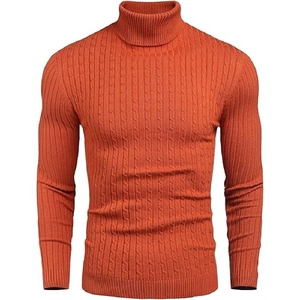Men's Slim Fit Anti-Wrinkle Winter <b>Knitted</b> Crew Neck Breathable with <b>Pattern</b> Anti-Shrink Polyester Sweater - Product Image 5
