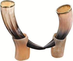 Cuerno de Búfalo Pulido a Mano, Estilo Vikingo, Ecológico y Lujoso, Recuerdo Artesanal - Product Image 4