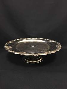 Metal Cake Stand Elevated Pedestal Creates Visual Focus Dessert <b>Tables</b> <b>Buffets</b> Celebrations Weddings Parties Events Modern - Product Image 3