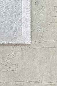 Modern Abstract Neutral Area Rug Eco-Friendly and Pet-Friendly Minimalist Textured Design <b>Carpet</b> <b>for</b> Living Room & Hotel - Product Image 4