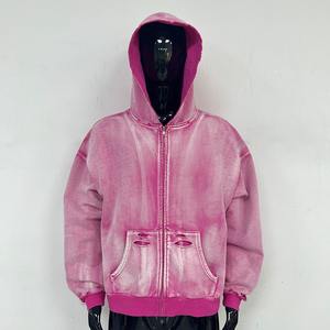 เสื้อมีฮู้ดผู้ชายแนวสตรีทแวร์เสื้อมีฮู้ดบ็อกซี่เสื้อมีฮู้ดและเสื้อสเวตเชิ้ตผ้าคอตตอน - Product Image 1