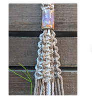 Cintre personnalisé en macramé pour décoration murale et de fenêtre Fournitures d'art et d'artisanat Boîte à musique en ABS Décoration de la maison A