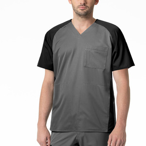 Free Branding Customized Logo Stylish Knitted Unisex Medical Nurse Hospital <b>Uniforms</b> <b>Scrubs</b> Fashion Eco-friendly High Quality - Product Image 3