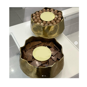 Tazón de mármol para servir chocolate de Diseño Estándar, chocolate de mármol natural de alta calidad, tazón para servir dulces para la decoración del hogar de Ramadán - Product Image 2