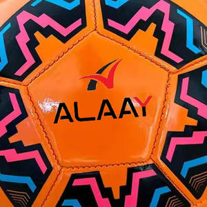 Alaay, venta al por mayor, grueso, resistente al desgaste, No 5, PVC, pelota de fútbol cosida a máquina, juego de entrenamiento para jóvenes adultos, fabricantes de pelota de fútbol - Product Image 2