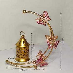 Candelero de Metal Premium, portavelas de hierro decorativo para sala de estar, dormitorio, iluminación de mesa de boda y decoración del hogar - Product Image 6