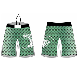 Short de lutte pour hommes à utilisation estivale avec logo personnalisé Short thaïlandais MMA à taille élastique Short de combat en polyester spandex pour hommes - Product Image 3