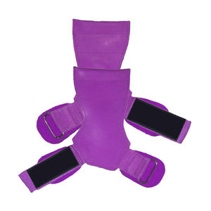 Empuñaduras de goma personalizables para levantamiento de pesas con soporte para muñeca hechas para guantes Palm Fit - Product Image 4