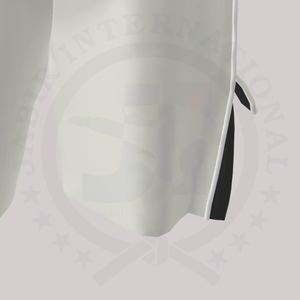 Pantalones cortos de tela de malla con bolsillo de entrenamiento y dobladillo dividido de Color sólido transpirable personalizado de 4 pulgadas, pantalones cortos de poliéster 100% para hombres - Product Image 4