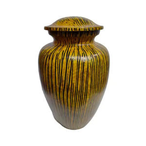 Millennium Handicrafts' estilo europeo y americano clásico aluminio urna esmalte recubierto cremación pegatina suministros funerarios - Product Image 2