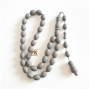 Chapelet de prière islamique en résine noire, Tasbih Misbaha Subha, chapelet, perles de méditation, fait à la main, musulman, religieux - Product Image 5