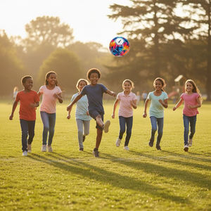 Balón de Fútbol de Alta Calidad, Impermeable, Cosido a Máquina, de Nylon y Cuero, para Deportes, Fútbol Playa, Neopreno, para Deportes 2026 - Product Image 6