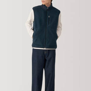 Pakistan fait hommes polaire gilet fausse fourrure qualité supérieure respirant laine tissu personnalisable pour l'hiver bas prix en gros - Product Image 2