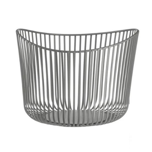Wooden Handle <b>Mesh</b> Design Floor Basket Tableware Storage Baskets <b>Wire</b> Design <b>Iron</b> Metal Storage Farmhouse <b>Wire</b> Basket - Product Image 6