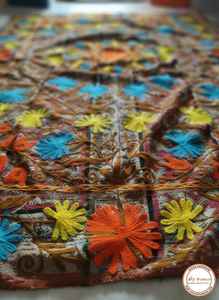 Colchas Kantha Vintage Bordadas Suzani 100% Algodón Hechas a Mano para Uso en el Hogar y Hoteles Precio al por Mayor - Product Image 2