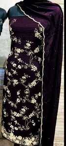 Costumes modernes pour femmes, non cousus, brodés à la main, style traditionnel indien, tendance, pour les fêtes - Product Image 4