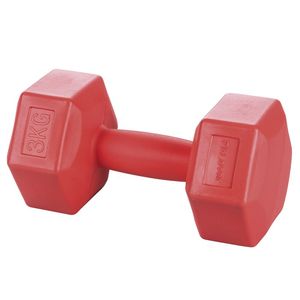 Mancuerna de Fitness Roja FitLover de 3 kg, Equipo de Ejercicio para el Hogar y Gimnasio, para Brazos y Fisicoculturismo, Material de Hierro Fundido y Acero - Product Image 1