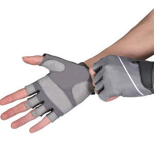 Custom Design Half-Finger Cycling <b>Gloves</b> Men Women Breathable Non-Slip Pad <b>Moisture</b> Wicking Stretch Protection Motorbike <b>Gloves</b> - Product Image 6