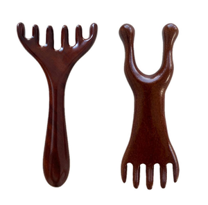 Peine de madera natural hecho a mano, herramienta para el cuidado del cabello y masaje del cuero cabelludo para niños, Estilo clásico - Product Image 3