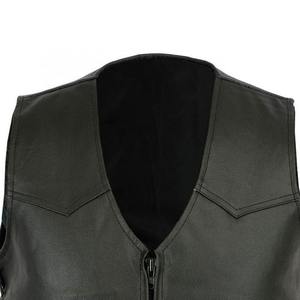 Gilet de moto en polyester pour homme, léger, respirant, broderie personnalisée, mode, gilet de motard, taille plus, vintage, OEM personnalisé - Product Image 2