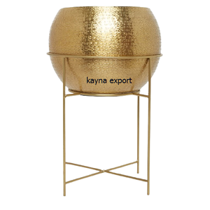 Macetero Moderno con Soporte, Acabado en Color Negro, para Uso en Hogar, Jardín, Hoteles y Restaurantes, Decoración de Interiores y Exteriores - Product Image 3