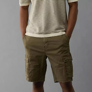 Shorts cargo en toile baggy pour hommes, logo personnalisé, OEM ODM, style charpentier, mi-longueur, respirant, séchage rapide, anti-froissement, haute qualité - Product Image 1
