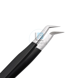 แหนบต่อขนตาสแตนเลสสีดำ ทนทาน คุณภาพสูง ปลายแหลมแม่นยำ สำหรับการต่อขนตาอย่างสมบูรณ์แบบ สินค้าขายดีประจำปี 2026 - Product Image 2